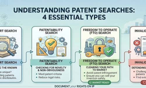 4 types of Patent Searches